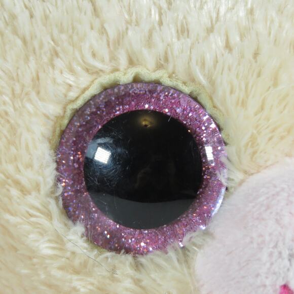 Ty Annabelle Beanie Boo Cat Plush Pink Glitter Eyes RARE Exclusive - Picture 9 of 16